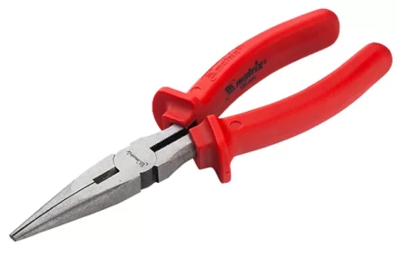 Длинногубцы Econom 160 мм прямые шлифованные пластмассовые рукоятки MATRIX 17192 купить в Когалыме