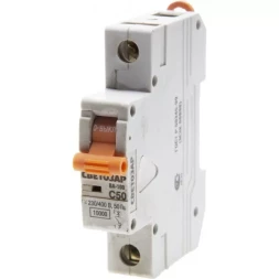 Выключатель автоматический СВЕТОЗАР 1-полюсный, 50 A, "C", откл. сп. 10 кА, 230 / 400 В SV-49071-50-C