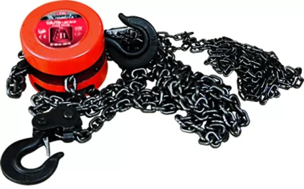 Таль цепная 3 т h  подъема 3 м расстояние между крюками 470 мм  MATRIX 519395 купить в Когалыме