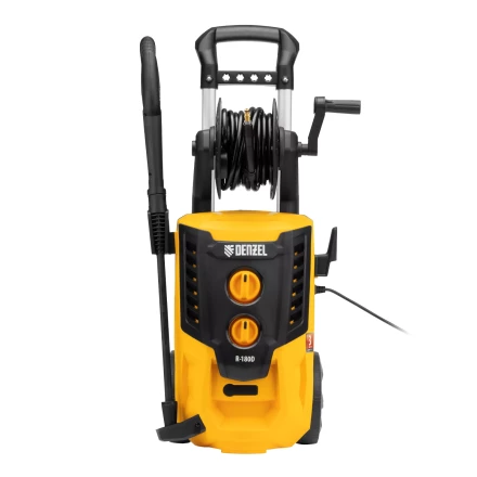 Моечная машина высокого давления Denzel R-180D, 2200 Вт, 180 бар, 380 л/ч, с барабаном купить в Когалыме