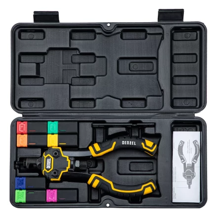 Заклепочник для резьбовых заклепок Denzel 40501, двуручный, заклепки М3, М4, М5, М6, М8, М10, M12 купить в Когалыме