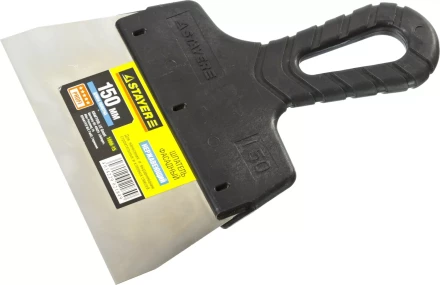 Шпатель STAYER "PROFESSIONAL" фасадный нержавеющий, с пластмассовой ручкой, 150мм 1008-15 купить в Когалыме