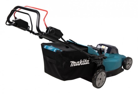 Аккумуляторная газонокосилка 48см, самоходная, 2х18V Makita DLM481Z (2х 5Ач, ЗУ) купить в Когалыме