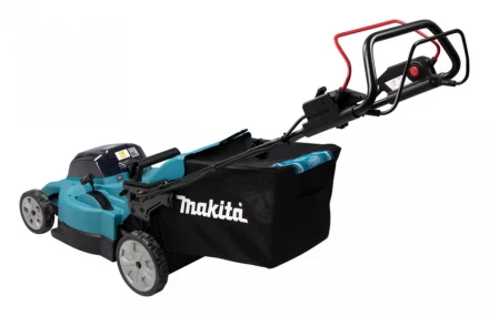 Аккумуляторная газонокосилка 48см, самоходная, 2х18V Makita DLM481Z (2х 5Ач, ЗУ) купить в Когалыме