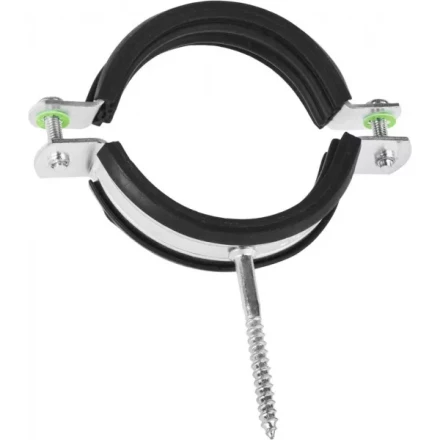 ЗУБР. Хомут трубный оцинкованный, с шурупом, 2 1/2", 1шт 37854-73-82-1 купить в Когалыме