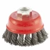 Щетка для УШМ, 65 мм, М14, &quot;чашка&quot;, крученая металлическая проволока  MATRIX 74620 купить в Когалыме