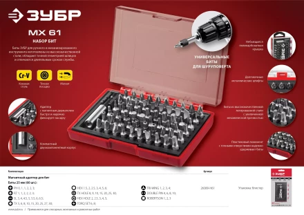 Набор бит серия МАСТЕР купить в Когалыме