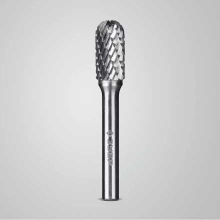 Зубр Твердосплавная борфреза C - цилиндр со сферическим концом, 10 х 20 мм (28802-10-20) купить в Когалыме