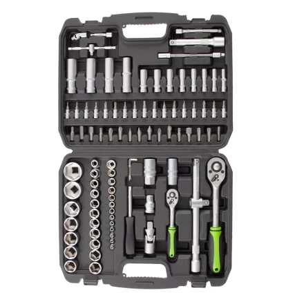 Набор инструмента 94 предмета, 1/2", 1/4" Сибртех 13499 купить в Когалыме