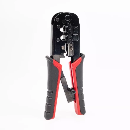 Кримпер многофункциональный КВТ JT-02 с 2 встроенными модулями для обжима RJ-45, RJ-12, RJ-11 (84626) купить в Когалыме