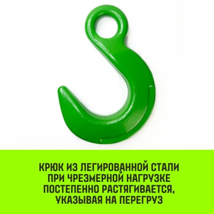 Крюк с широким зевом HIТCH 16-Т8 кл 8.2 Т (SZ071288) купить в Когалыме