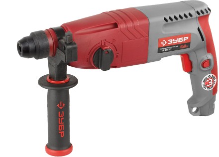 Перфоратор ЗУБР SDS-plus, 2,7 Дж, 0-1000 об/мин, 0-4850 уд/мин, 650Вт, кейс ЗП-650ЭК-1 купить в Когалыме