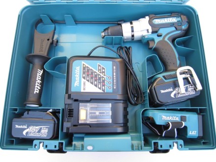 Дрель-шуруповерт аккумуляторная Makita DHP454RFE купить в Когалыме