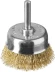 ЗУБР "ПРОФЕССИОНАЛ". Щетка чашечная для дрели, витая латунированная стальная проволока 0,3мм, 50мм 3525-050_z02 купить в Когалыме