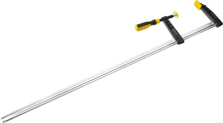 Струбцина STAYER, тип &quot;F&quot;, DIN 5117, двухкомпонентная ручка, профилированная закаленная рейка, 120х1000мм 32095-120-1000 купить в Когалыме