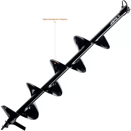 Шнек для мотобуров ЗУБР d 150 мм, грунт, (7051-15) купить в Когалыме