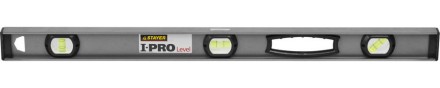 Уровень STAYER &quot;PROFESSIONAL&quot; I-PROLevel, усилен рельс с ручками, утолщен особопрочн профиль, точность 1мм/м, 3 ампулы, 80см 3477-080 купить в Когалыме