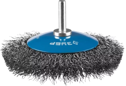 ЗУБР "ПРОФЕССИОНАЛ". Щетка коническая для дрели, витая стальная проволока 0,3мм, 100мм 35230-100_z02 купить в Когалыме