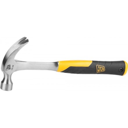 Молоток-гвоздодер JCB цельнокованый, двухкомпонентная виброгасящая рукоятка, 450г JHM003 купить в Когалыме