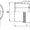 Головка торцевая 12-гранная 1/2"DR 8 мм  S04H4908 Jonnesway 47406 купить в Когалыме