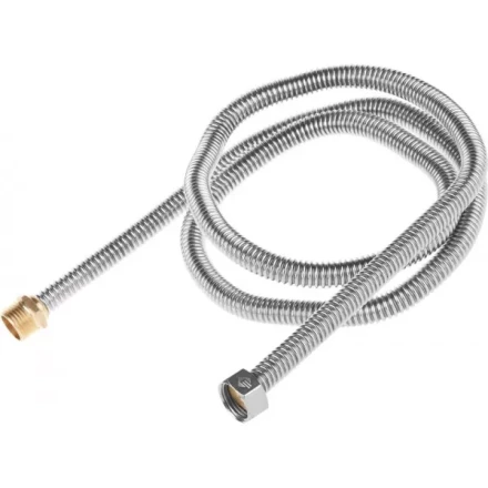 Подводка ЗУБР "ЭКСПЕРТ" сильфонная из нержавеющей стали, для воды, г/ш  (гайка-штуцер), 1/2", 1,5м 51011-G/S-150 купить в Когалыме