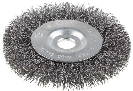 Щетка STAYER дисковая для точильно-шлифовального станка, витая сталь 0,3мм, 175/12,7/16мм 35185-175 купить в Когалыме