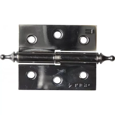 Петля дверная разъемная ЗУБР "ЭКСПЕРТ", 1 подшипник, цвет хром (CP), правая, с крепежом, 75х63х2,5мм, 2 шт 37605-075-2R купить в Когалыме