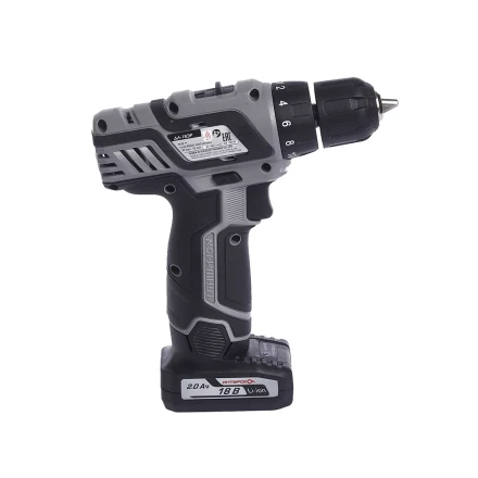 Аккумуляторная дрель-шуруповерт ИНТЕРСКОЛ ДА-18ЭР Li-ion (2 х 2Ач) купить в Когалыме