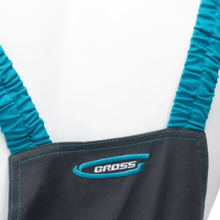 Полукомбинезон профессиональный рабочий Gross 90445, 97% хлопок 3% спандекс, XXL купить в Когалыме