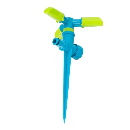 Разбрызгиватель вращающийся Palisad 65812, 3 лопасти, на пике, ABS-пластик, LUXE купить в Когалыме