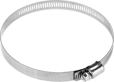 Хомуты ЗУБР "ЭКСПЕРТ", нерж. сталь, просечная лента 12 мм, 105-127 мм, 50 шт 37815-105-127-50 купить в Когалыме