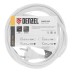 Шнур сетевой Denzel Energy Series, ПВС, 3 м, 2 x 1 мм, с неразборной вилкой, белый, 3 м, 37664 купить в Когалыме