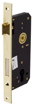 Корпус врезного замка ЗУБР "ЭКСПЕРТ", с защелкой, межосевое расстояние 85мм, прямоугольный ригель 52010_z01 купить в Когалыме