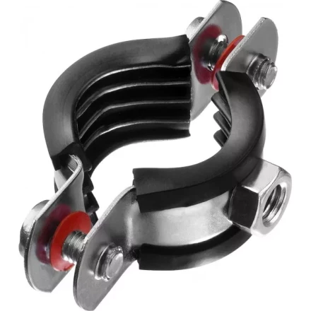 Хомут трубный с гайкой, оцинкованный, 3/4", 9шт, ЗУБР Мастер 37850-25-29 37850-25-29 купить в Когалыме