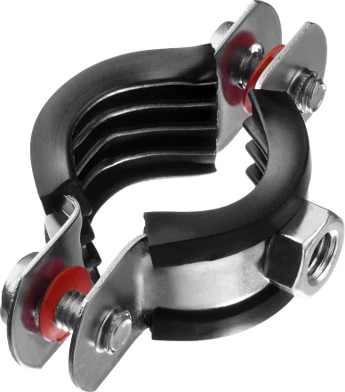 Хомут трубный с гайкой, оцинкованный, 3/4", 9шт, ЗУБР Мастер 37850-25-29 37850-25-29 купить в Когалыме