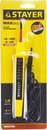 Тестер напряжения STAYER &quot;МASTER&quot;, 6-380В, 180мм 45284 купить в Когалыме