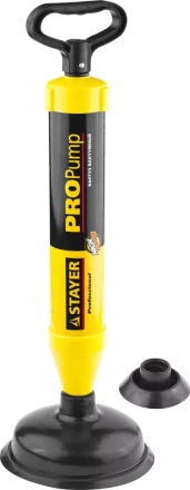 Вантуз STAYER "Professional" вакуумный PROPump, с двумя адаптерами 51925 купить в Когалыме