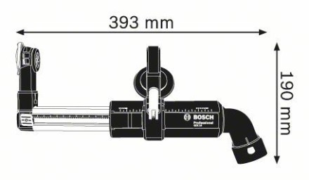 Насадка для пылеудаления Bosch GDE 16 Cyl (1.600.A00.1FJ) купить в Когалыме