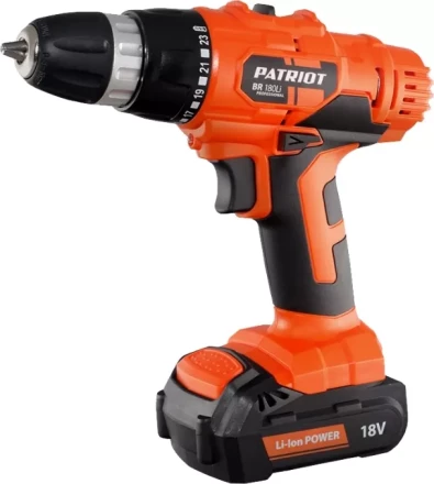Дрель-шуруповерт аккумуляторная PATRIOT BR 180Li в кейсе купить в Когалыме