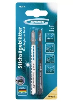 Набор полотен для электролобзика по дереву 2шт GROSS 78254 купить в Когалыме