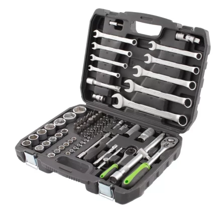 Набор инструмента 83 предмета, 1/2", 1/4" Сибртех 13500 купить в Когалыме