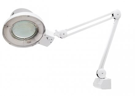 Лупа с подсветкой 3-х кратная D 125 мм со струбцинным креплением к столу MATRIX 913625 купить в Когалыме