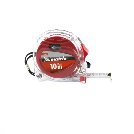 Рулетка Crystal 10 м х 25 мм корпус из поликарбоната Matrix 31075 купить в Когалыме