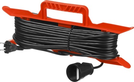 Удлинитель электрический &quot;MAXElectro&quot; на рамке, 20 м, 1 гнездо, STAYER 55018-20 купить в Когалыме