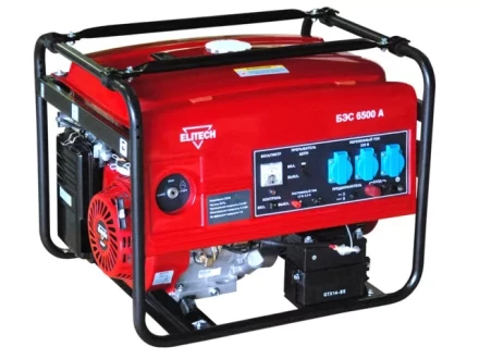 Бензогенератор Elitech БЭС 6500 А +Аккумулятор купить в Когалыме