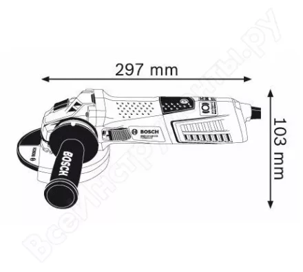 УШМ BOSCH GWS 12-125 CIX (0.601.793.102) купить в Когалыме