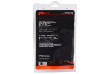 Автомобильный инвертор WESTER MSW250 купить в Когалыме