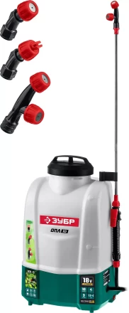 ЗУБР 10 л, аккумуляторный опрыскиватель (ОПЛ-10) купить в Когалыме