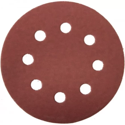 Круг шлифовальный ЗУБР "МАСТЕР" универсальный, из абразивной бумаги на велкро основе, 8 отверстий, Р600, 125мм, 5шт 35562-125-600 купить в Когалыме