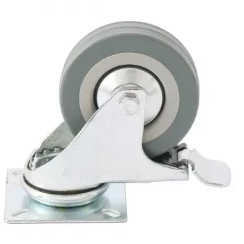 Колесо поворотное с тормозом d-100мм крепление платформенное СИБРТЕХ 68721 купить в Когалыме